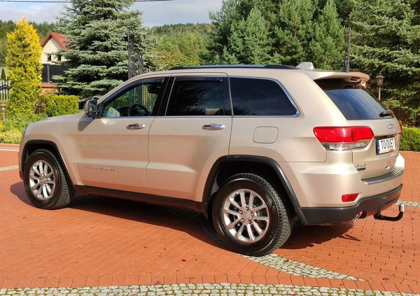 Jeep Grand Cherokee cena 97000 przebieg: 115000, rok produkcji 2014 z Dobra małe 781